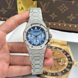 dong ho audemars piguet rep 11 royal oak chronograph frosted gold 26240 mat xanh blue aps 41mm 1 600x600 1.jpg