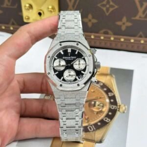 dong ho audemars piguet royal oak chronograph frosted gold 26240 mat den rep cao cap xuong aps 41mm 1 600x600 1.jpg