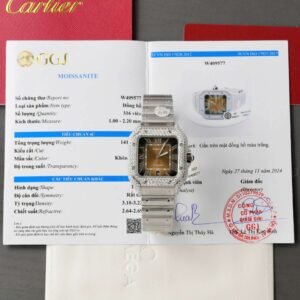 dong ho cartier santos mat nau che tac do moissanite day kim loai xuong bv 39 1.jpg
