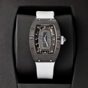 dong ho richard mille rep 11 rm07 carbon sieu nhe day cao su mau trang 36mm 1.jpg