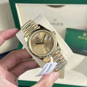 dong ho rolex che tac boc vang 18k day date 228238 yellow gold 178 grams gm factory 40mm 1.jpg