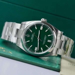 dong ho rolex replica oyster perpetual 126000 mat xanh la cay may clean 41mm 1 600x600 1.jpg