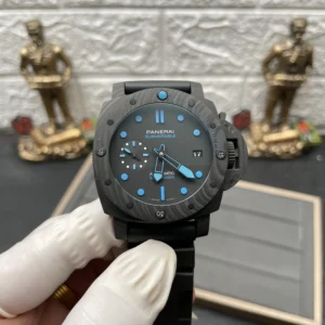 dong ho panerai submersible replica carbon mat xanh nha may vs 42mm 8.webp
