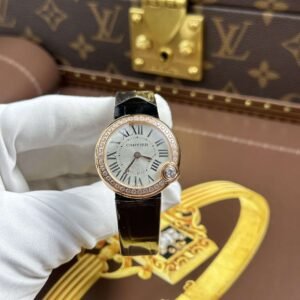 dong ho cartier ballon blanc rep 11 nu mat xam vien dinh da nha may af 30mm 12.jpg