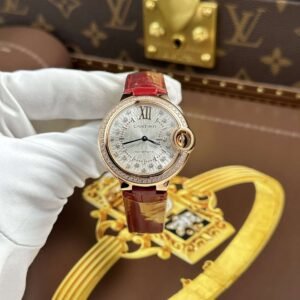 dong ho cartier replica 11 ballon bleu de cartier wjbb0033 nu dinh da xuong af 33mm 12.jpg