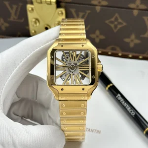 dong ho cartier santos replica 11 mat lo co vo ma vang 39 1.jpg.webp