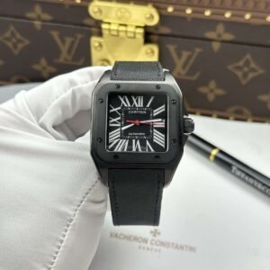 dong ho cartier santos replica 11 mau den may co tu dong 51.1x41 10 2048x2048 1.jpg