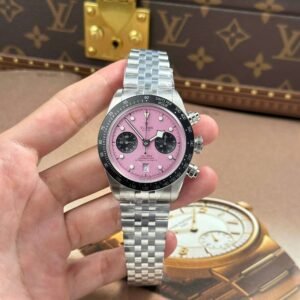 dong ho tudor black bay chronograph replica 11 mat hong day kim loai nha may zf 41mm 12.jpg